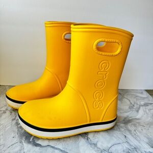 Kids Crocband Rain Boots J2